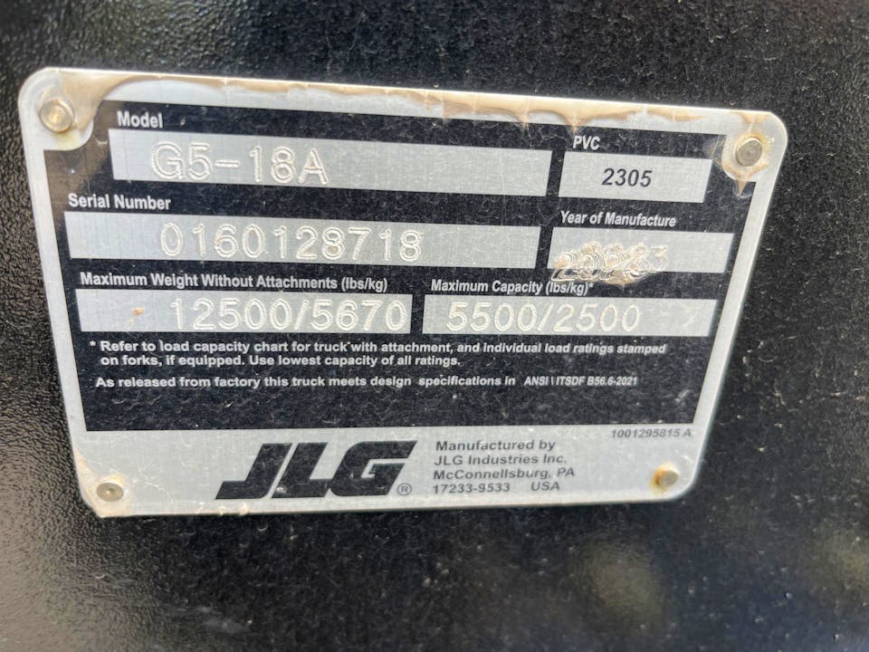 JLG G5-18A
