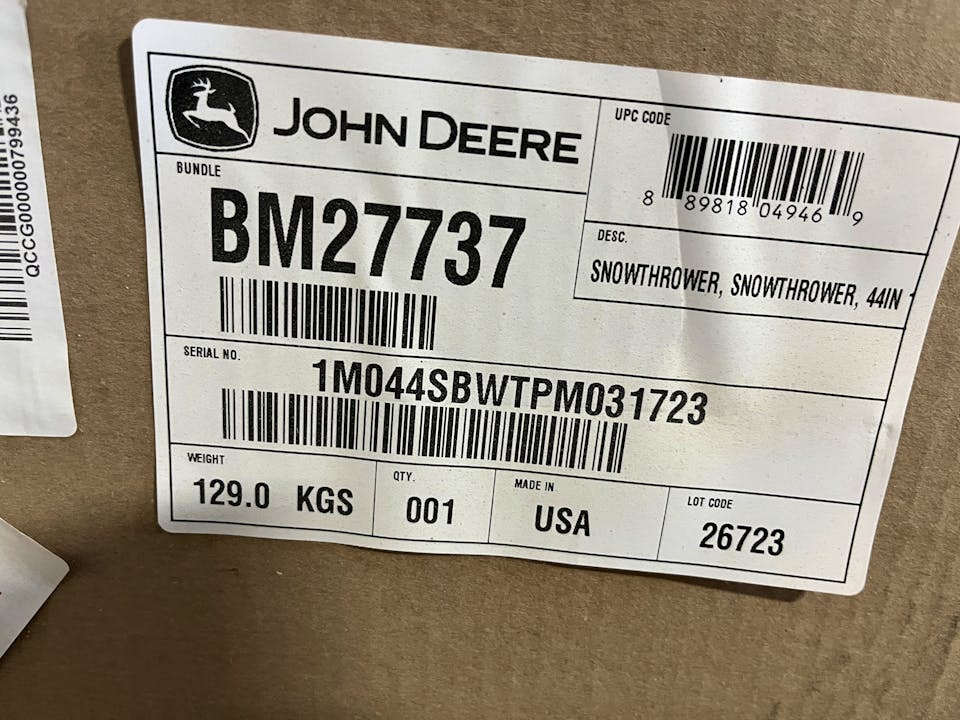 John Deere 44SB