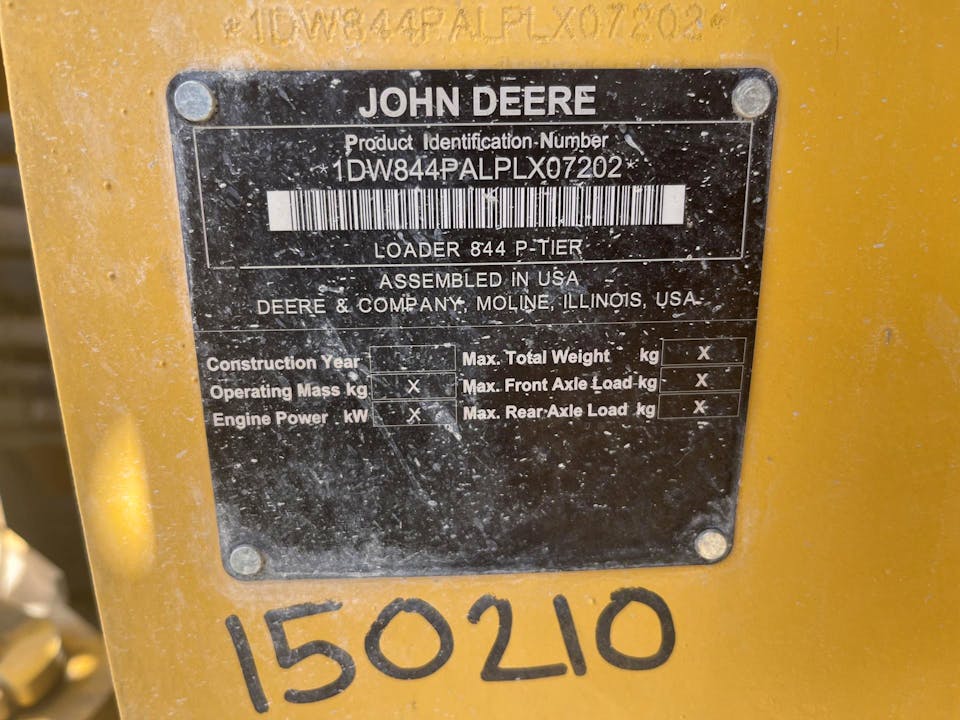 John Deere 844 P