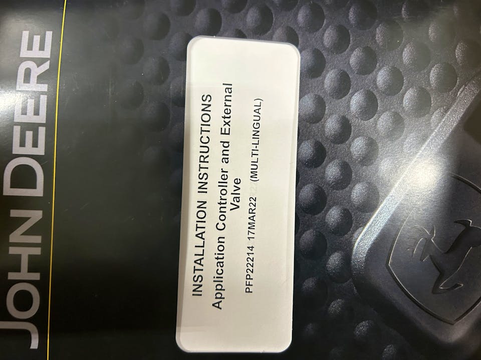 John Deere APPLICATION CONTROL