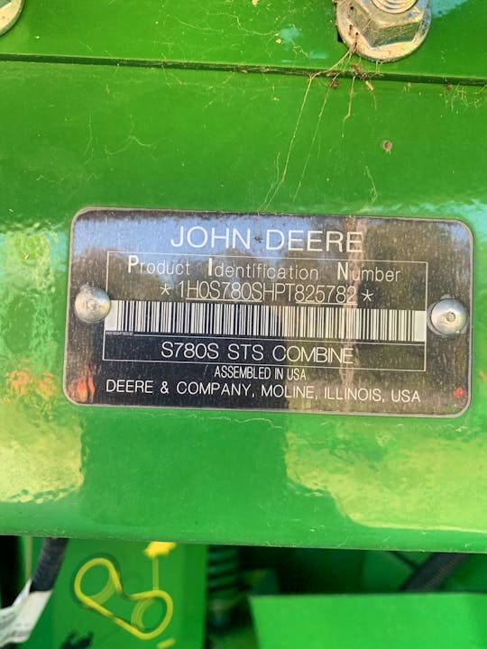 John Deere S780