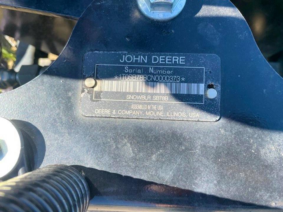 John Deere SB78B