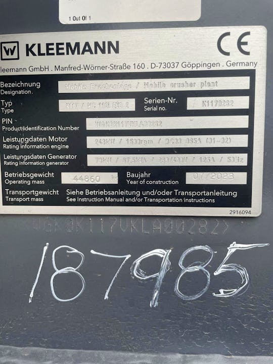 Kleemann MC110ZI EVO