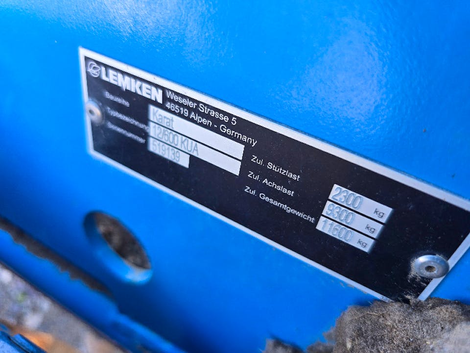 LEMKEN KARAT 12/600 - 540/400
