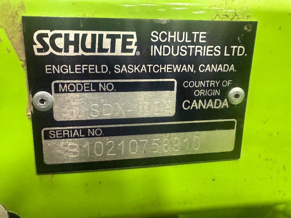 SCHULTE INDUSTRIES LLC SDX102