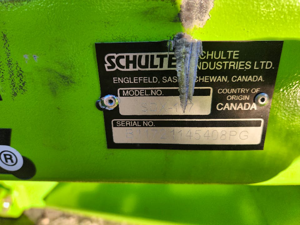 SCHULTE INDUSTRIES LLC SDX117