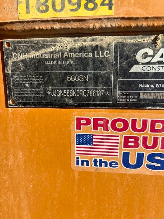 Case 580SN