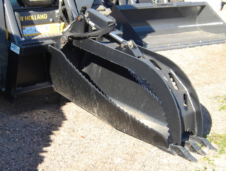 JENKINS IRON AND STEEL STUMP BUCKET GRAPPLE ATSKID