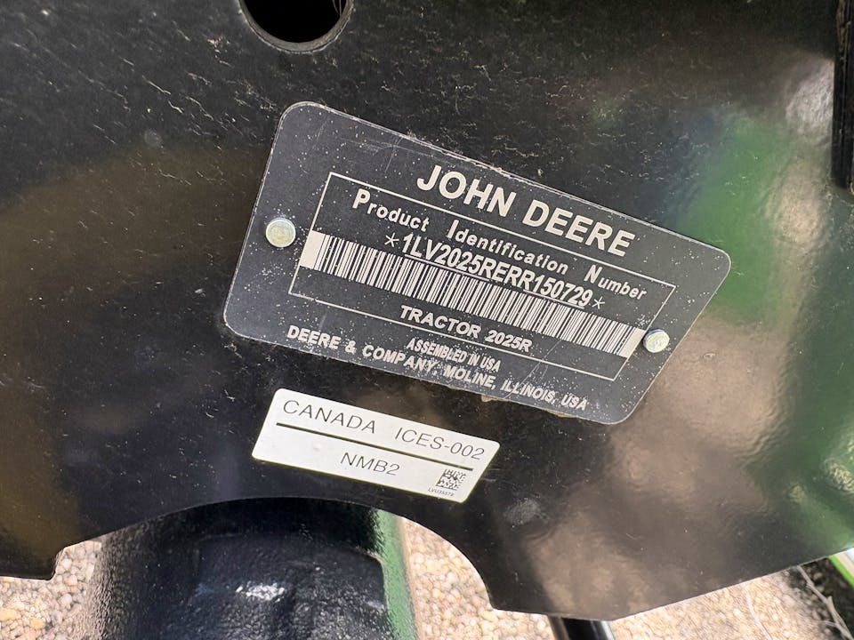 John Deere 2025R