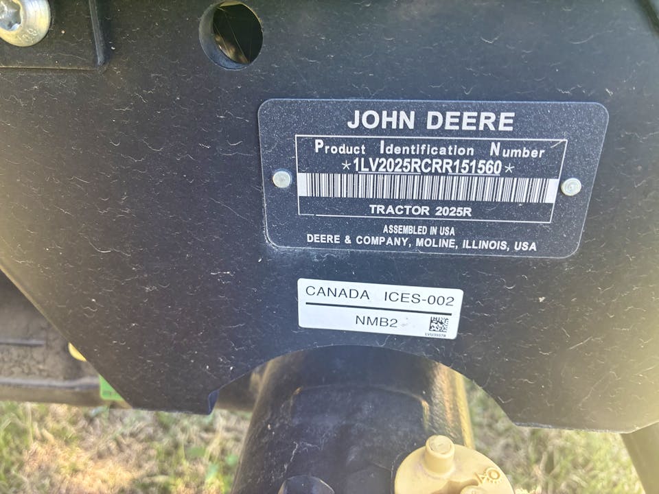 John Deere 2025R