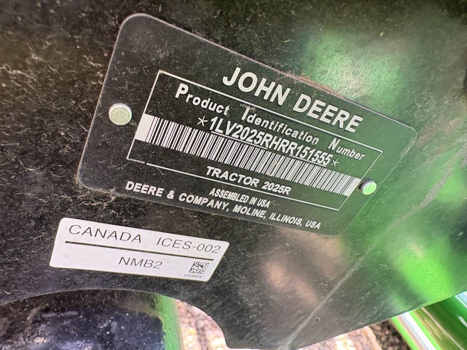 John Deere 2025R