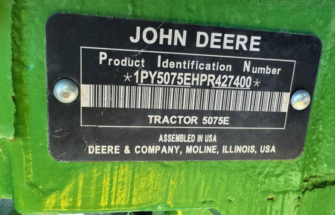 John Deere 5075E Premium Cab