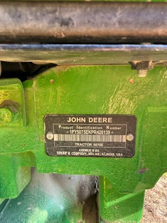 John Deere 5075E Premium Cab