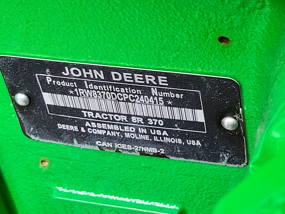 John Deere 8R 370