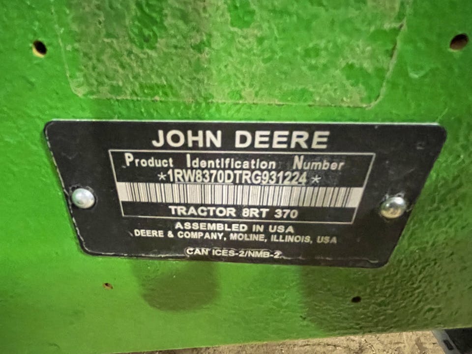 John Deere 8RT 370