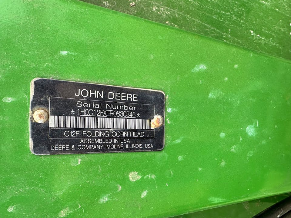 John Deere C12F