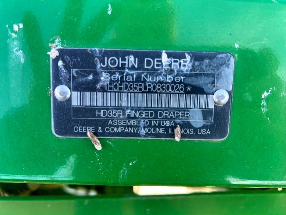 John Deere HD35R