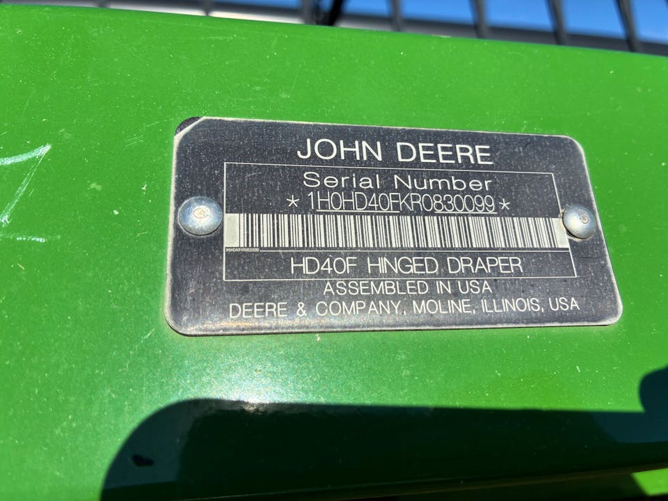John Deere HD40F