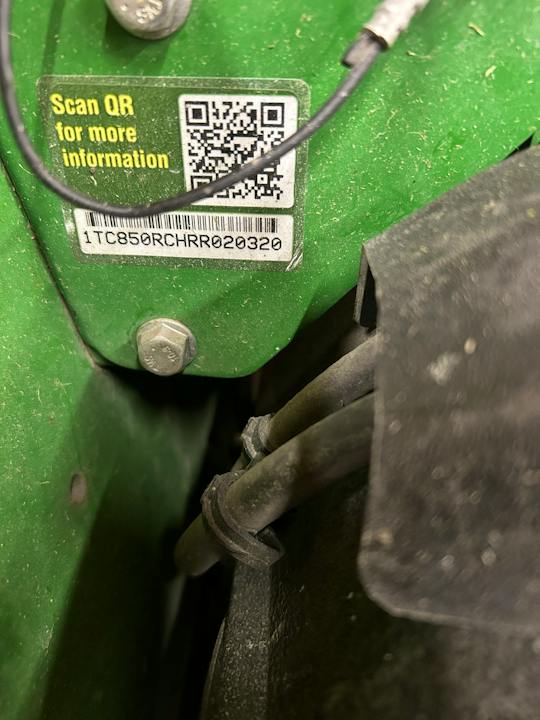 John Deere Q850R