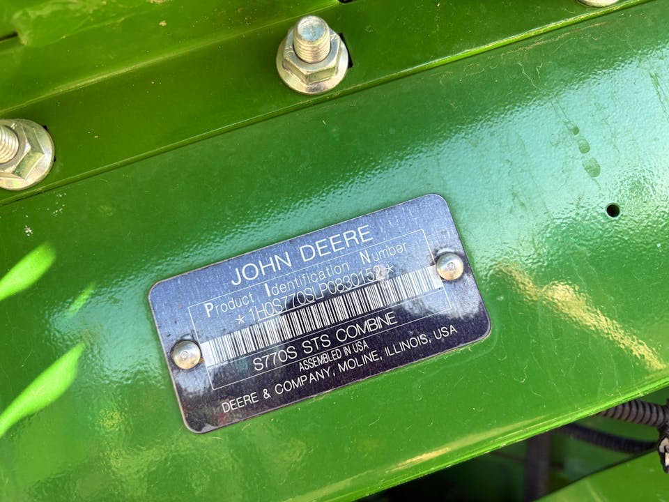 John Deere S770