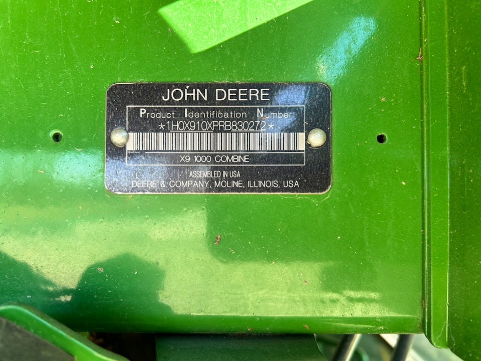 John Deere X9 1000