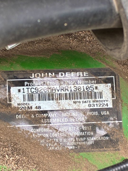 John Deere Z920M