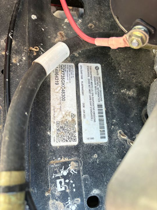 Exmark EXQZX735GKC48300