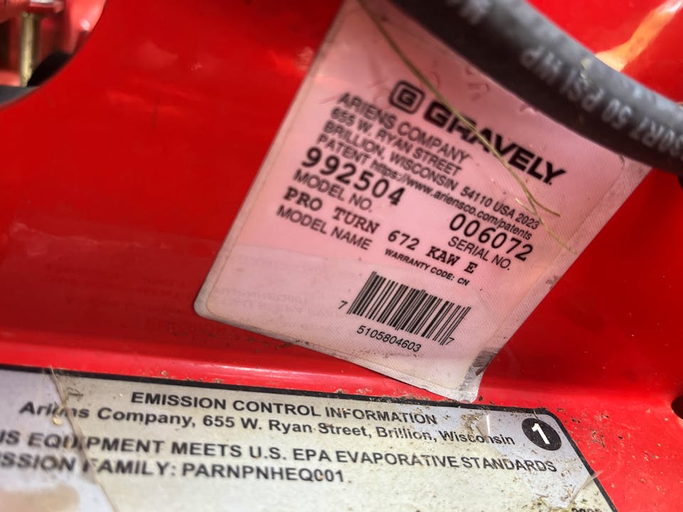 Gravely Pro-Turn 672
