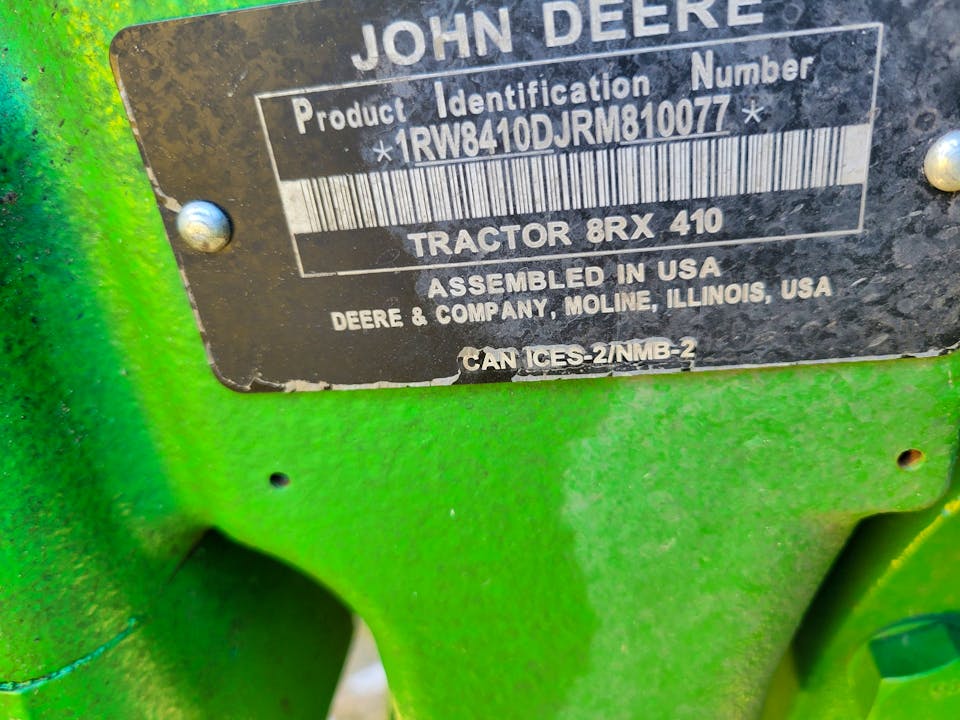 John Deere 8RX 410