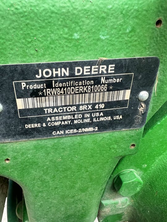 John Deere 8RX 410