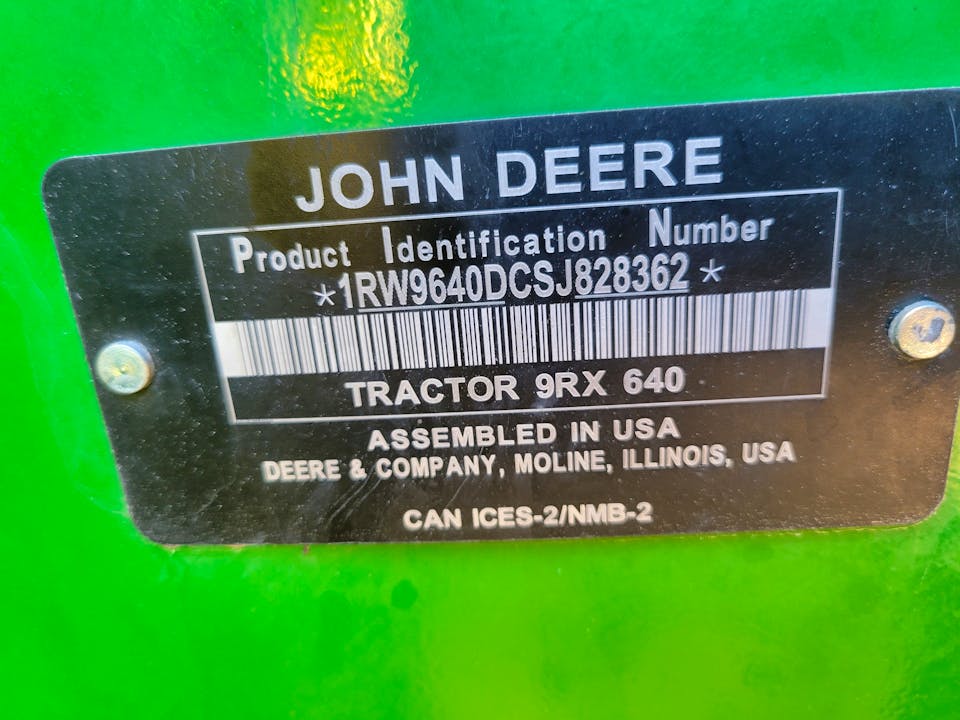 John Deere 9RX 640