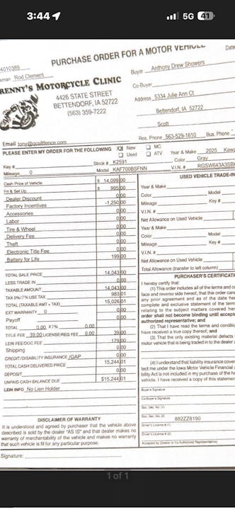 Kawasaki Mule Pro-MX