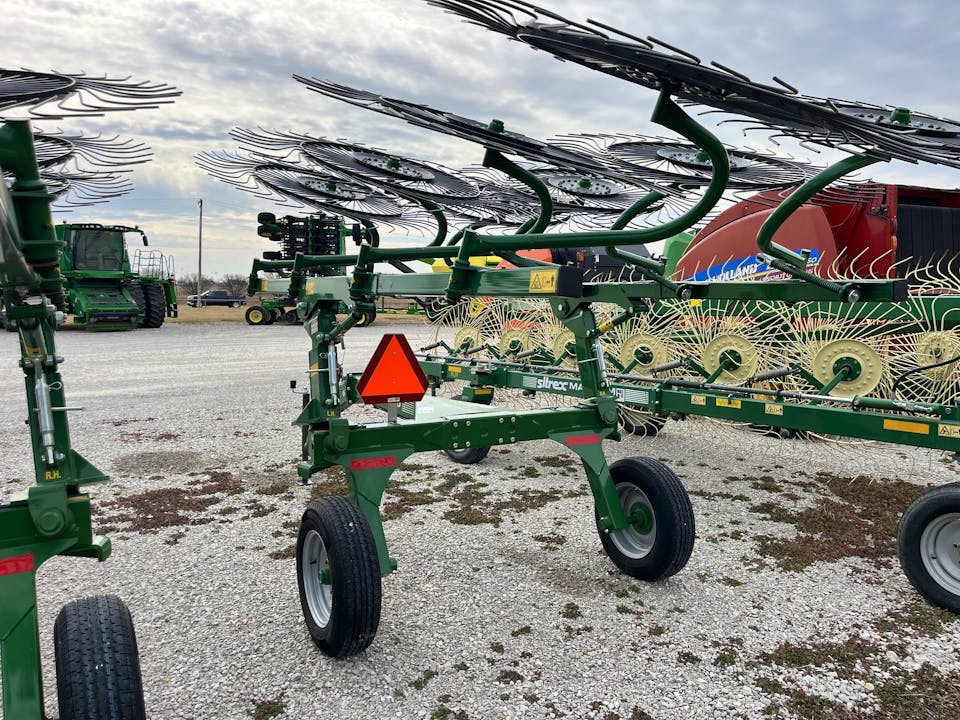 Sitrex QR8 - 8 WHEEL RAKE, GREEN