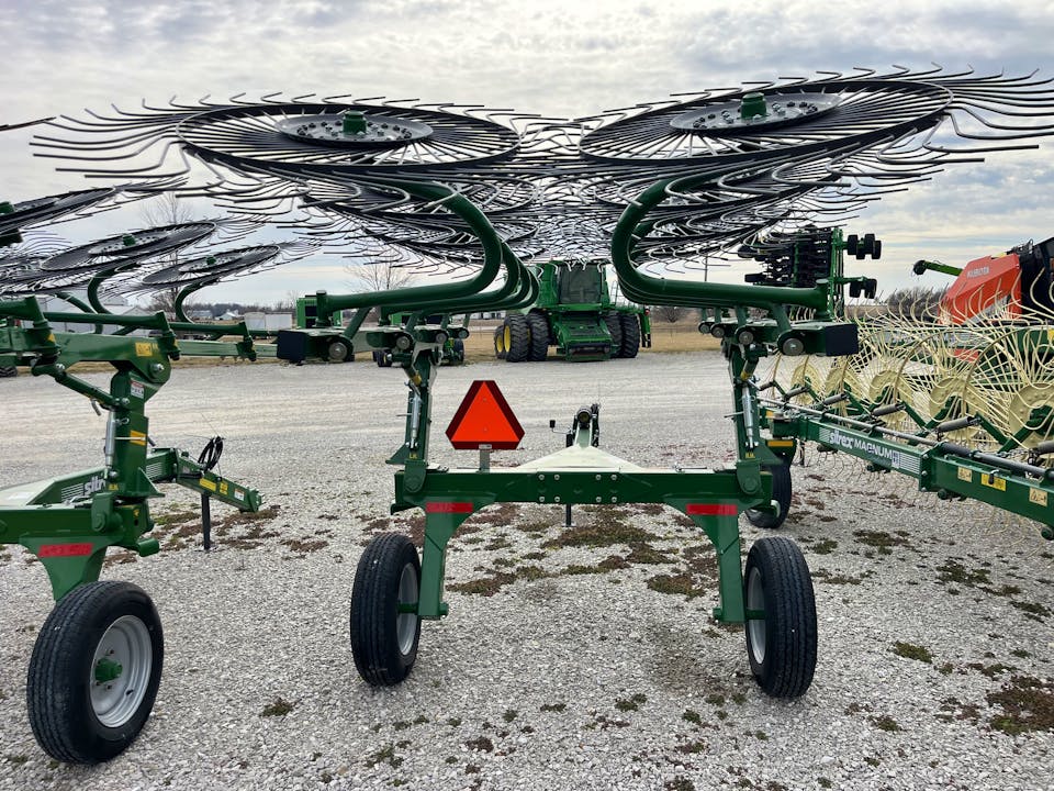 Sitrex QR8 - 8 WHEEL RAKE, GREEN