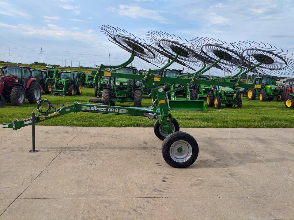 Sitrex QR8 - 8 WHEEL RAKE, GREEN
