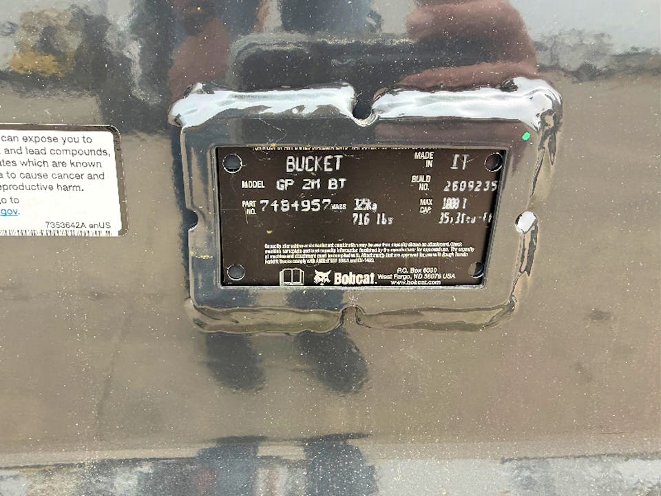 Bobcat 78 BUCKET