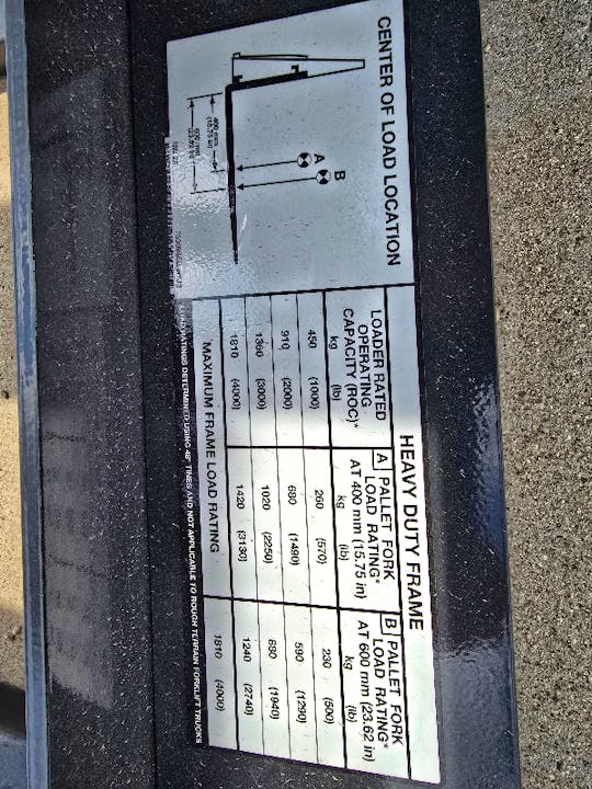 Bobcat HPF48 PALLET FORK