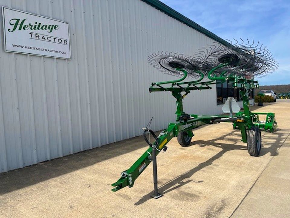 Sitrex QR8 - 8 WHEEL RAKE, GREEN