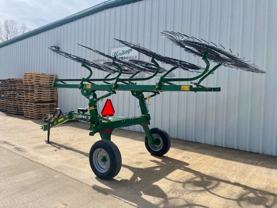 Sitrex QR8 - 8 WHEEL RAKE, GREEN