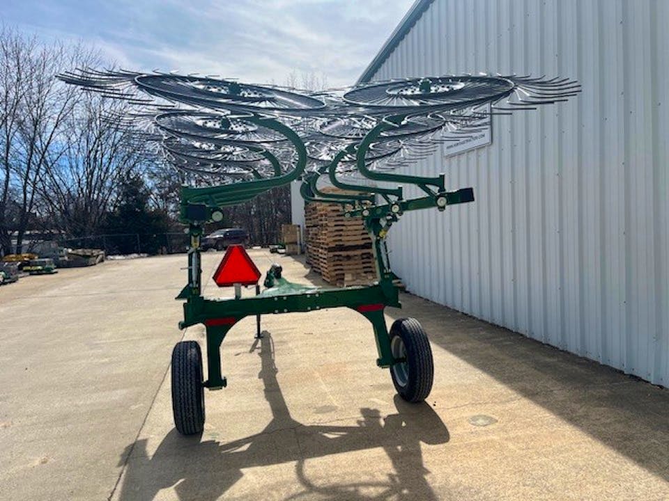 Sitrex QR8 - 8 WHEEL RAKE, GREEN